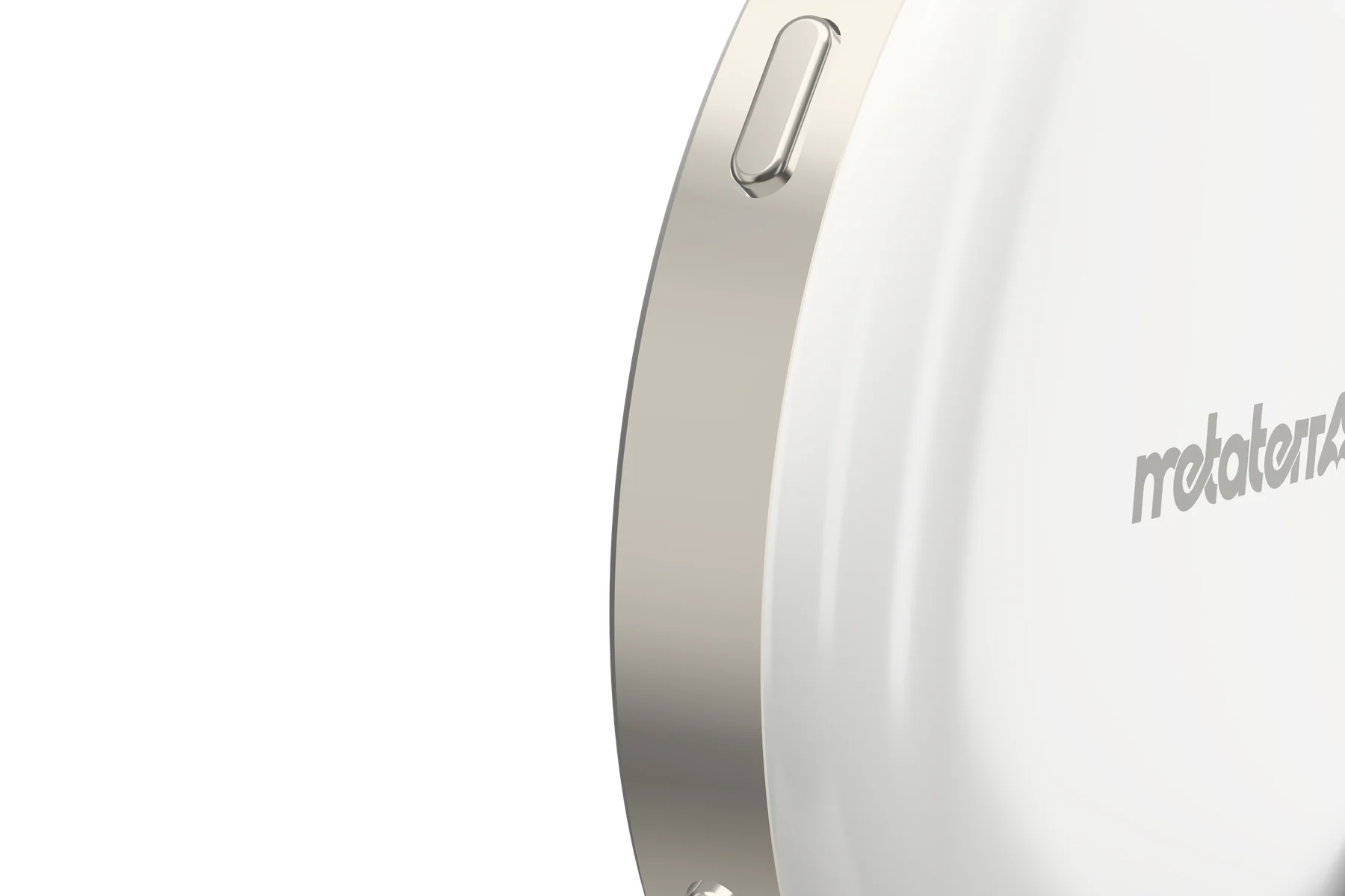 The titanium band beside the white ceramic back